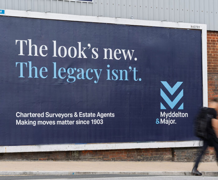 Evolving a legacy brand for Myddelton & Major